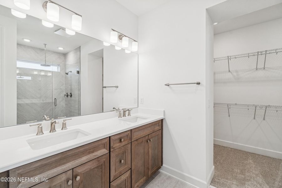 Furnished interior view inside a new home in Evergreen Island at Silverleaf - Executive, St. Augustine (Image 11).