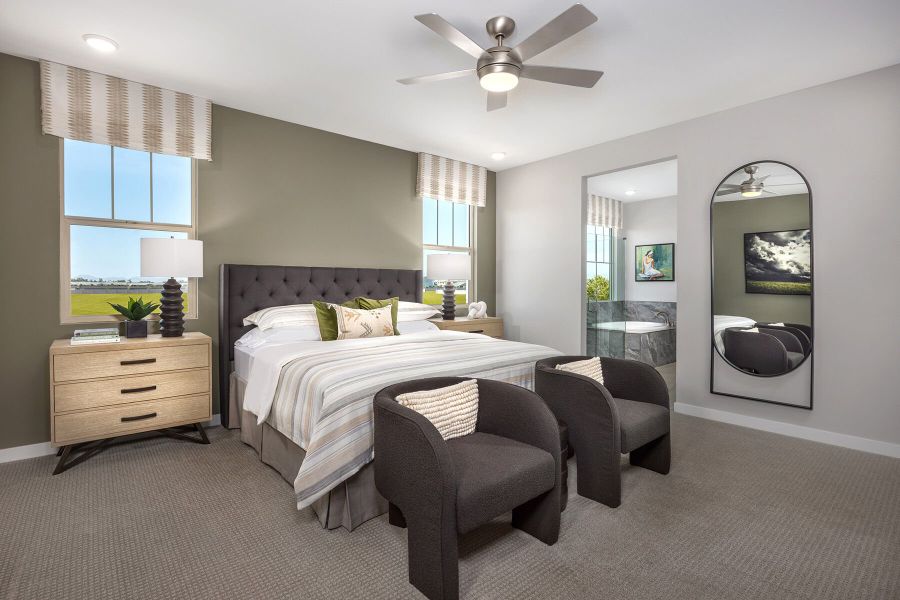 Representative furnished interior of a home built from the Tawny by Mattamy Homes in Empire Pointe, Queen Creek (Image 10).