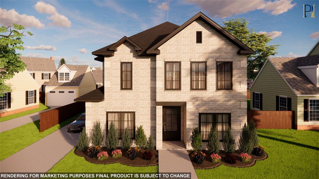 Front exterior of a new home in , Katy, TX, highlighting curb appeal (Image 25).