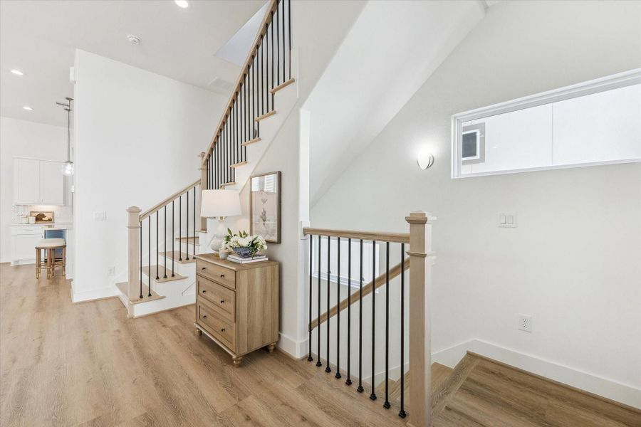 Furnished interior view inside a new home in Upland Estates, Houston (Image 39).