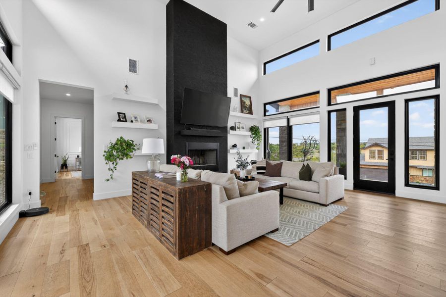 Furnished interior view inside a new home in , Spicewood (Image 6).