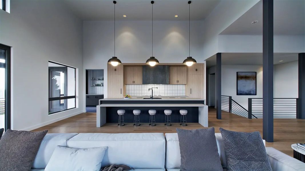 Representative furnished interior of a home built from the Oak by Work Shop Colorado in Signature at Crystal Valley, Castle Rock (Image 5). Representative furnished interior of a home built from the Oak by Work Shop Colorado in Signature at Crystal Valley, Castle Rock (Image 5).