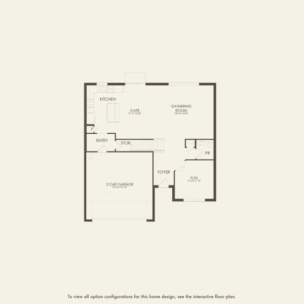 2D floor plan layout of this home in Evergreen, Thonotosassa, FL (Image 3).