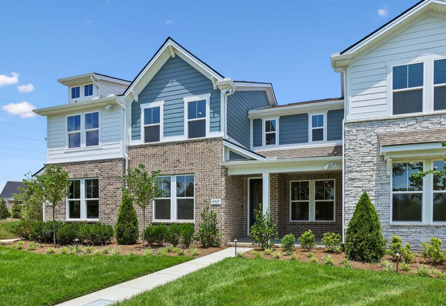 Representative exterior photo of a completed home built from the Calabar by Pulte Homes in Bradshaw Farms Reserve, Mount Juliet, TN (Image 34). Representative exterior photo of a completed home built from the Calabar by Pulte Homes in Bradshaw Farms Reserve, Mount Juliet, TN (Image 34).