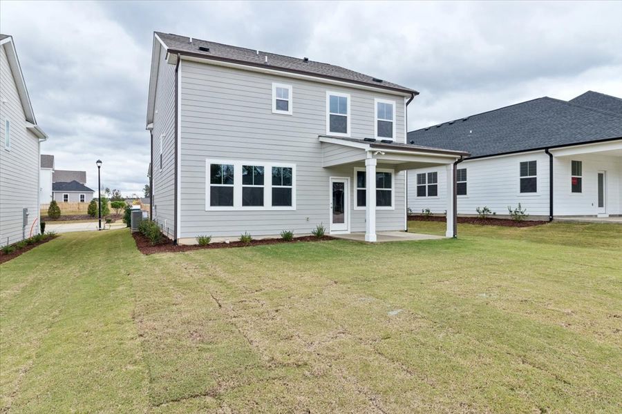 Exterior details and patio area of a home in Tillery Park, Grovetown (Image 3).