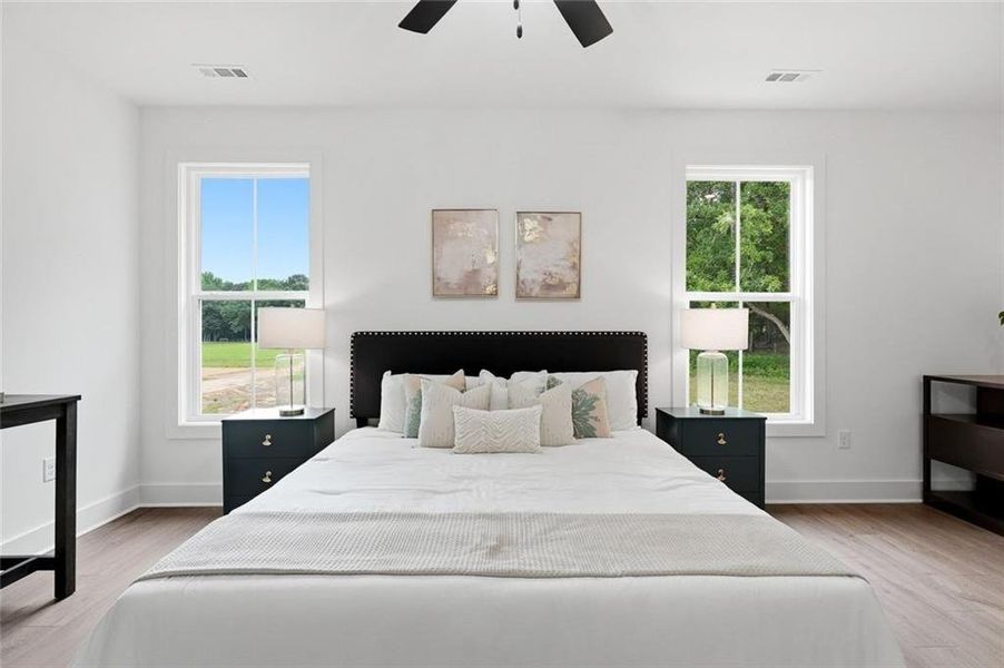 Furnished interior view inside a new home in , Mansfield (Image 10).