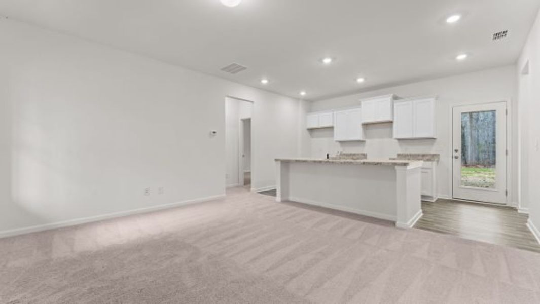 Representative unfurnished interior of a home built from the Elmsworth by Piedmont Residential in Clemit Harris Place, Newnan (Image 8).