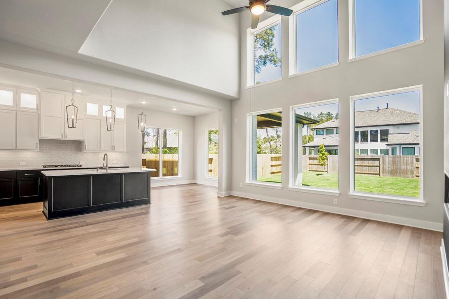 Furnished interior view inside a new home in Artavia 70′ Lots, Conroe (Image 20).