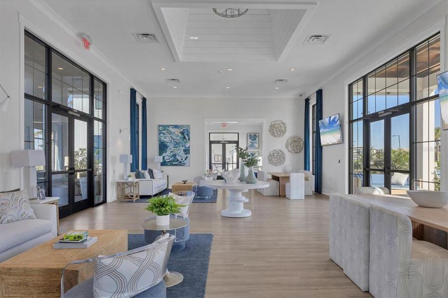 Furnished interior view inside a new home in Sweetwater at Lakewood Ranch, Bradenton (Image 11).