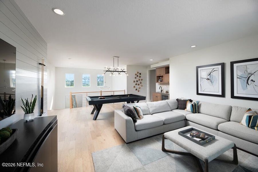 Furnished interior view inside a new home in , St. Augustine (Image 11).