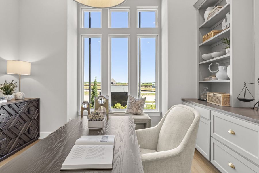 Representative furnished interior of a home built from the 6051 by Tradition Homes in StarView, Prosper (Image 8).