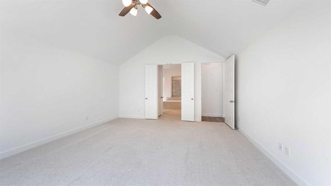 Spacious, unfurnished interior of a new home in The Heights At Uptown Celina 50', Celina (Image 14). Spacious, unfurnished interior of a new home in The Heights At Uptown Celina 50', Celina (Image 14).