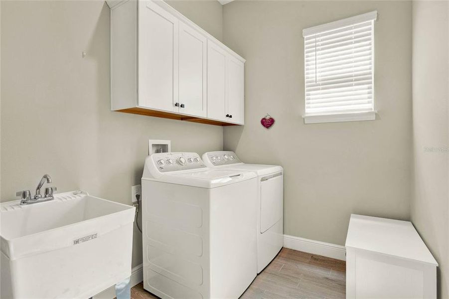 Laundry Room with Utility Sink