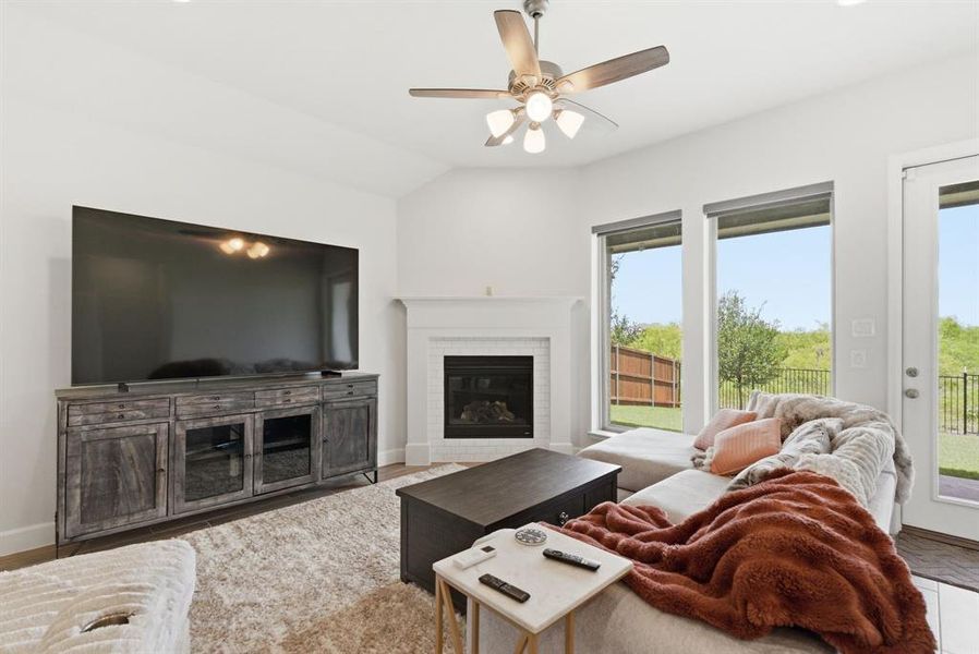 Furnished interior view inside a new home in Sweetgrass, Haslet (Image 14).