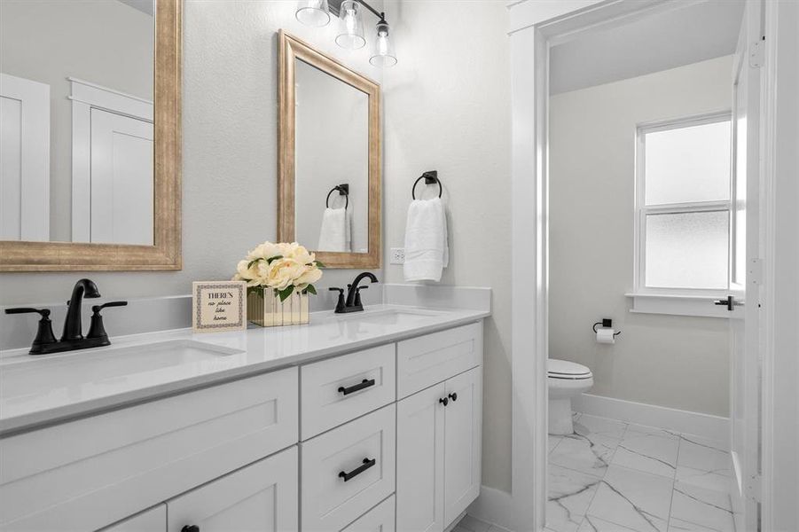 Furnished interior view inside a new home in Green Prairie Estates, Dish (Image 14). Furnished interior view inside a new home in Green Prairie Estates, Dish (Image 14).