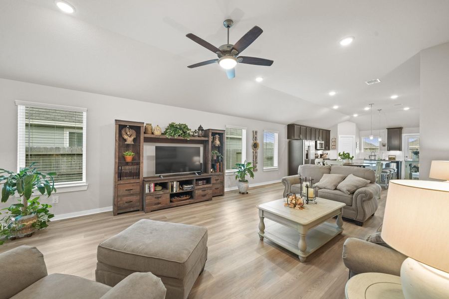 Furnished interior view inside a new home in Ambrose, La Marque (Image 17). Furnished interior view inside a new home in Ambrose, La Marque (Image 17).