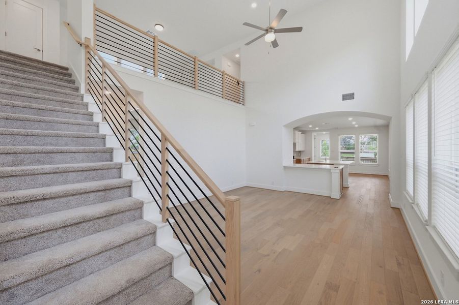 Spacious, unfurnished interior of a new home in Davis Ranch, San Antonio (Image 18). Spacious, unfurnished interior of a new home in Davis Ranch, San Antonio (Image 18).
