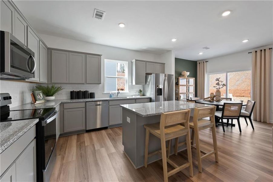 Furnished interior view inside a new home in Avery Ridge, Gainesville (Image 10).