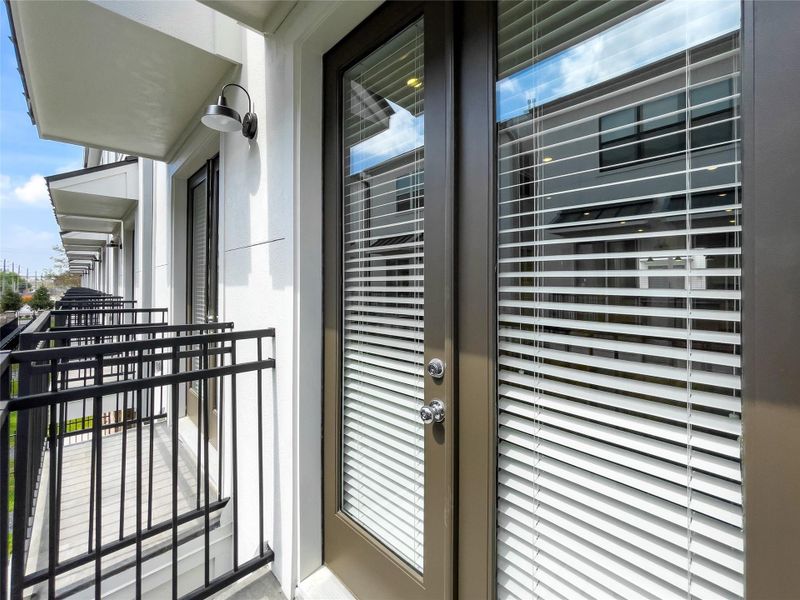 Exterior details and patio area of a home in , Houston (Image 21).