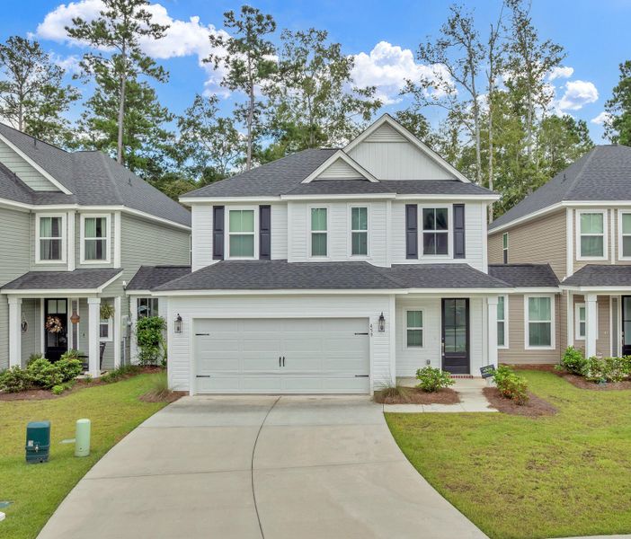 Front exterior of a new home in , Summerville, SC, highlighting curb appeal (Image 21).
