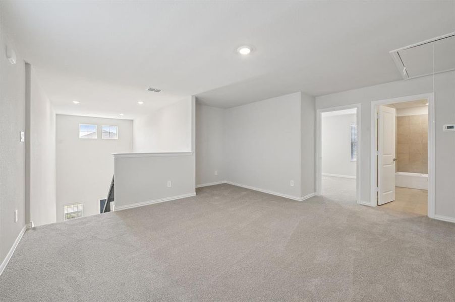 Photo is not of the actual home, but is an inspirational photo of builder’s model home and may depict options, furnishings, and/or decorator features that are not included.