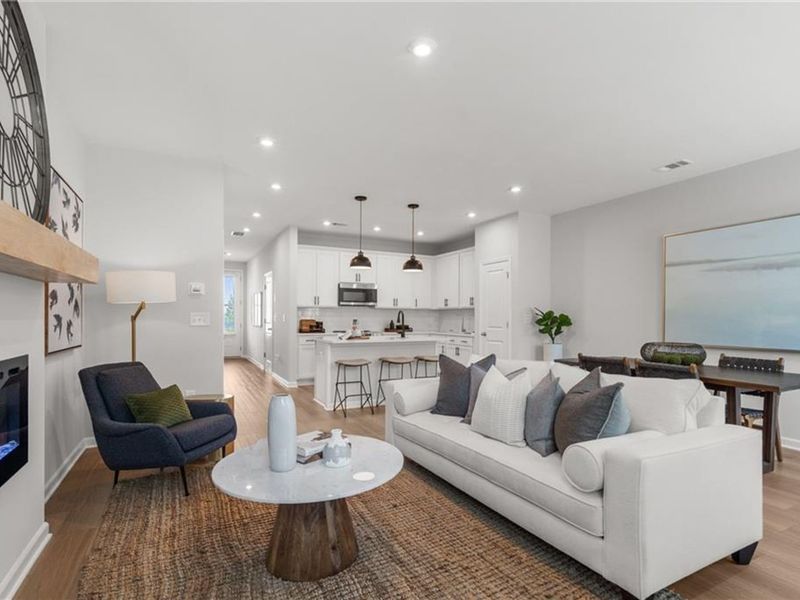 Furnished interior view inside a new home in Stegall Village, Emerson (Image 17).