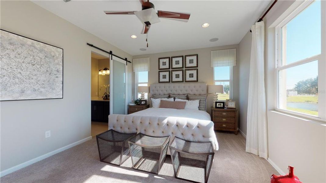 Furnished interior view inside a new home in Seminole Palms, Palm Coast (Image 8).