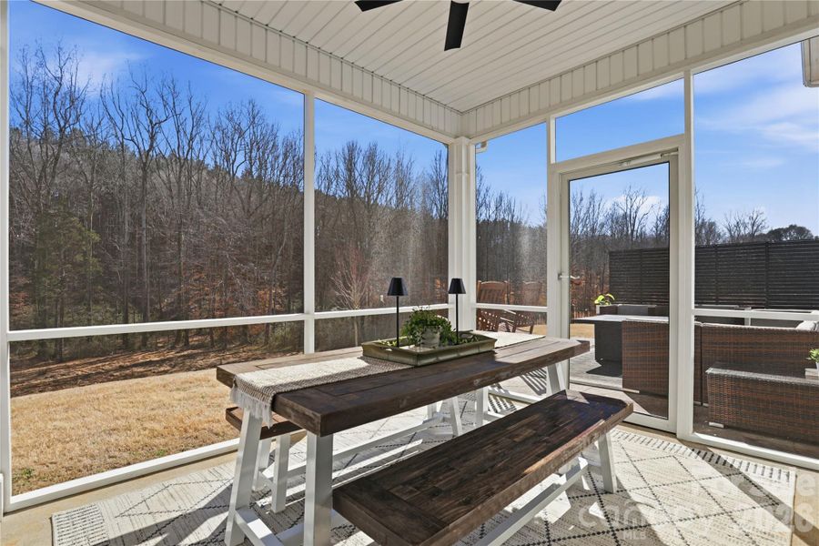 Exterior details and patio area of a home in Falls Cove, Troutman (Image 23).