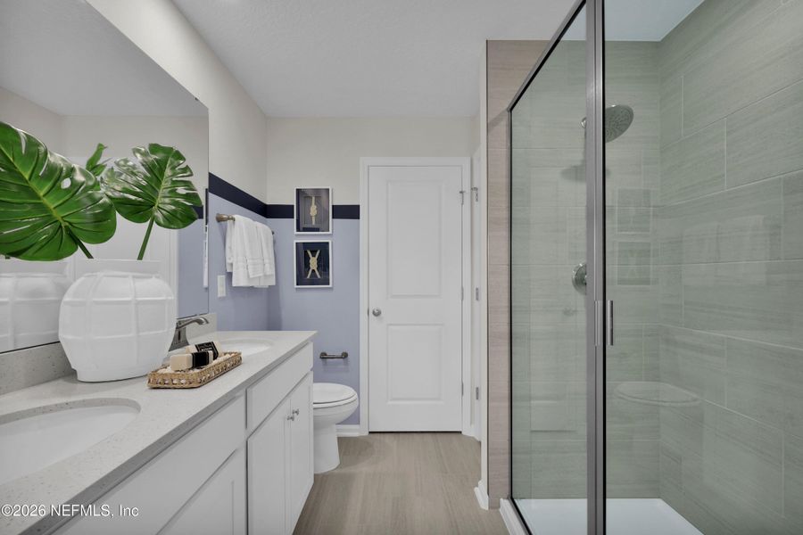 Furnished interior view inside a new home in Baxley Villas, Middleburg (Image 7). Furnished interior view inside a new home in Baxley Villas, Middleburg (Image 7).