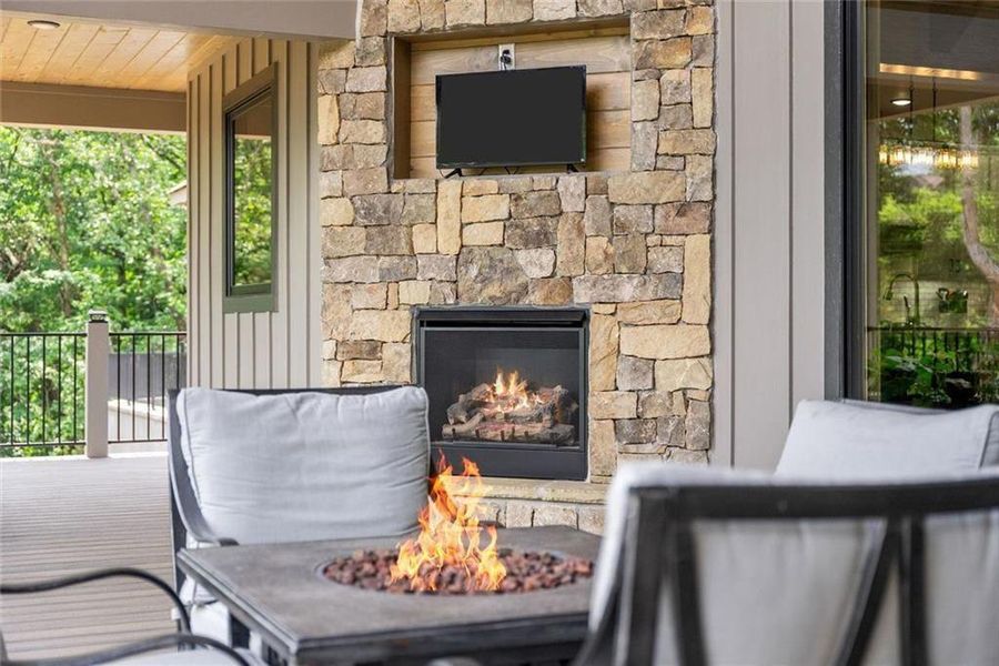 Exterior details and patio area of a home in , Cleveland (Image 34).
