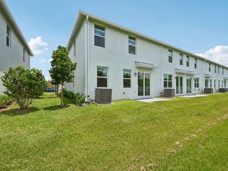 Exterior details and patio area of a home in Tidewater, Fort Pierce (Image 4). Exterior details and patio area of a home in Tidewater, Fort Pierce (Image 4).