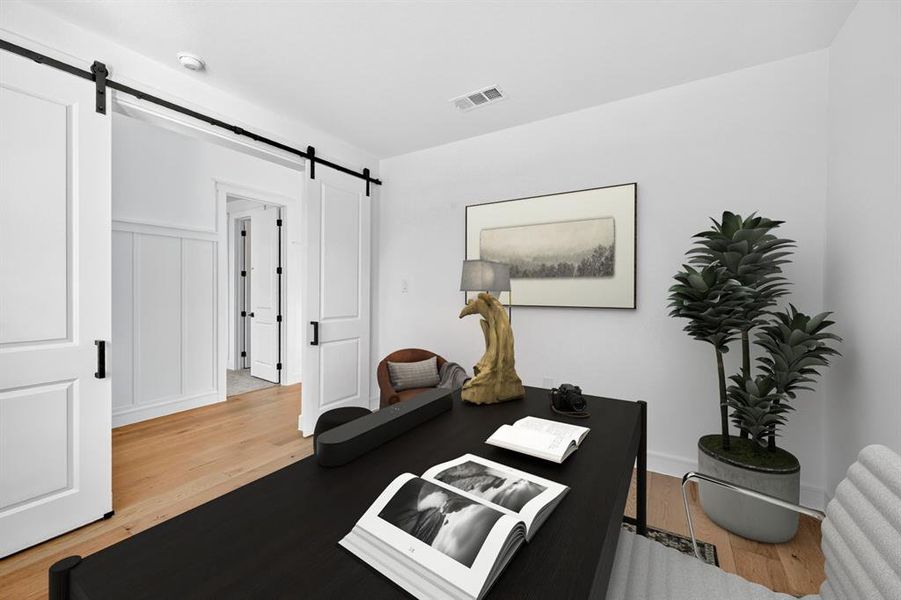 Furnished interior view inside a new home in Wellington, Haslet (Image 17). Furnished interior view inside a new home in Wellington, Haslet (Image 17).