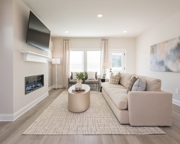 Furnished interior view inside a new home in Hemingway - Reserve Series, Cumming (Image 5).