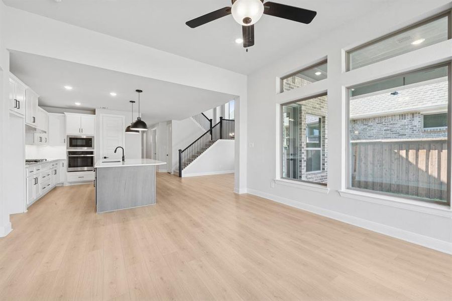 Spacious, unfurnished interior of a new home in South Pointe Cottage Series, Mansfield (Image 34). Spacious, unfurnished interior of a new home in South Pointe Cottage Series, Mansfield (Image 34).
