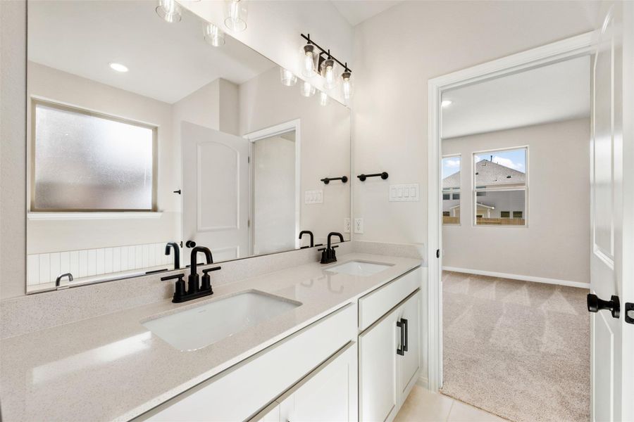 Furnished interior view inside a new home in Patterson Ranch, Georgetown (Image 14).