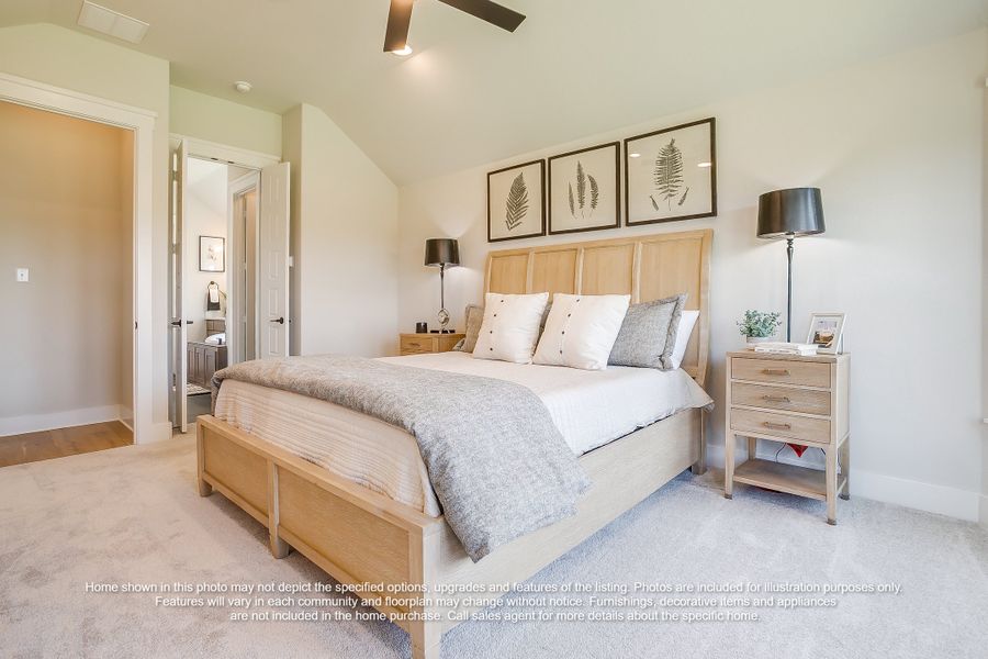 Furnished interior view inside a new home in Ridgepoint, Midlothian (Image 8).