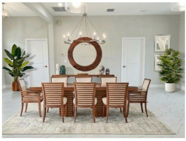 Milan dining room W: Tommy Bahama