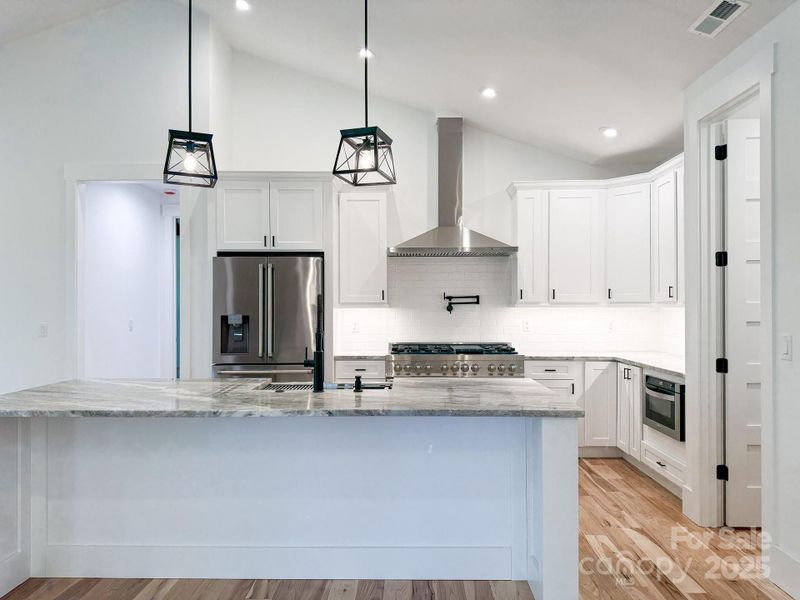 Furnished interior view inside a new home in , Mills River (Image 7).