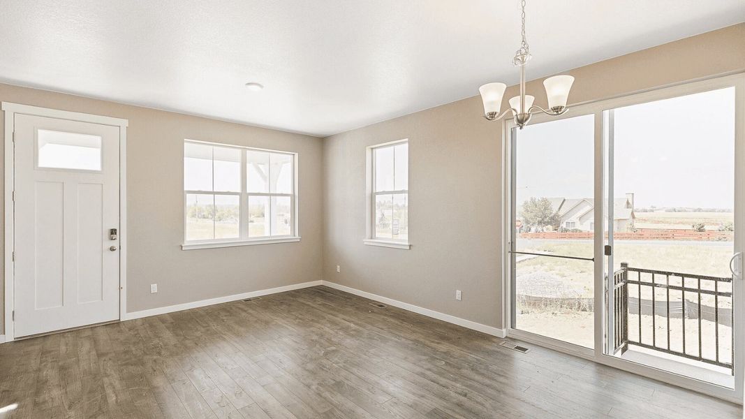 Spacious, unfurnished interior of a new home in Settlers Crossing, Commerce City (Image 6). Spacious, unfurnished interior of a new home in Settlers Crossing, Commerce City (Image 6).