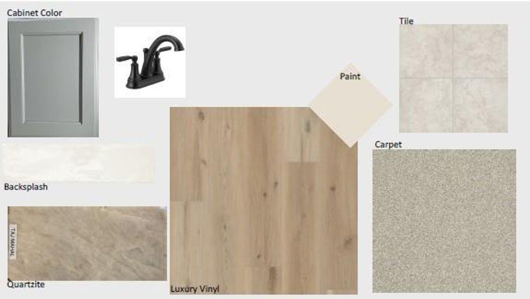 Sample of building materials used in homes in Morningstar, Aledo (Image 4).