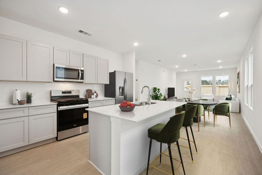 Furnished interior view inside a new home in Montgomery Bend, Montgomery (Image 13).