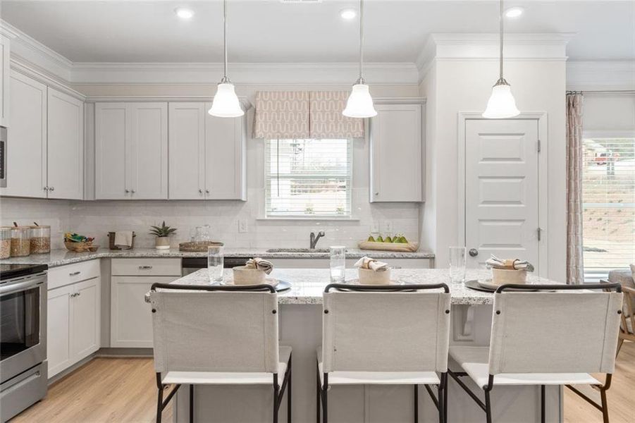 Furnished interior view inside a new home in Summerfield Place, Carrollton (Image 6).