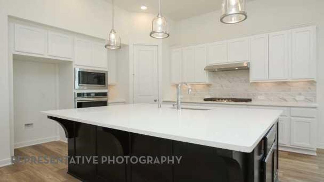 Furnished interior view inside a new home in Grand Central Park: 55ft. lots, Conroe (Image 6). Furnished interior view inside a new home in Grand Central Park: 55ft. lots, Conroe (Image 6).