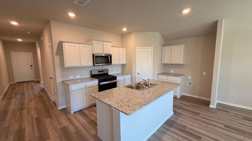 Furnished interior view inside a new home in Rosewood at Beltmill, Fort Worth (Image 5).