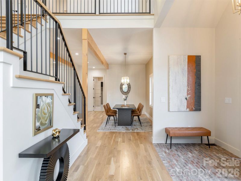 Furnished interior view inside a new home in , Asheville (Image 35).