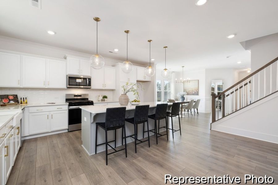 Furnished interior view inside a new home in Morrow Brook, Albemarle (Image 2).