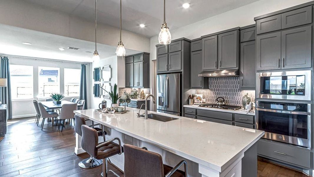 Representative furnished interior of a home built from the Jade by Taylor Morrison in Avalon at Friendswood, Friendswood (Image 6). Representative furnished interior of a home built from the Jade by Taylor Morrison in Avalon at Friendswood, Friendswood (Image 6).