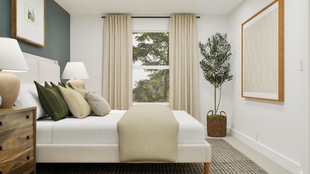 Furnished interior view inside a new home in Cypress Preserve: Juniper Collection, Moncks Corner (Image 16). Furnished interior view inside a new home in Cypress Preserve: Juniper Collection, Moncks Corner (Image 16).