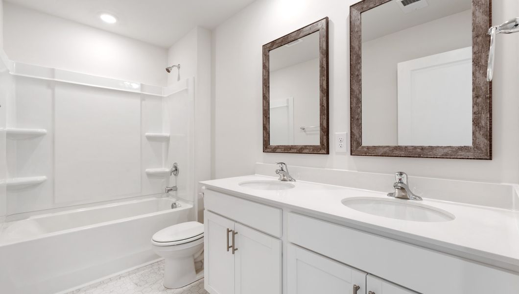 Representative furnished interior of a home built from the PENWELL by D.R. Horton in Waverly Station, Greenwood (Image 6).