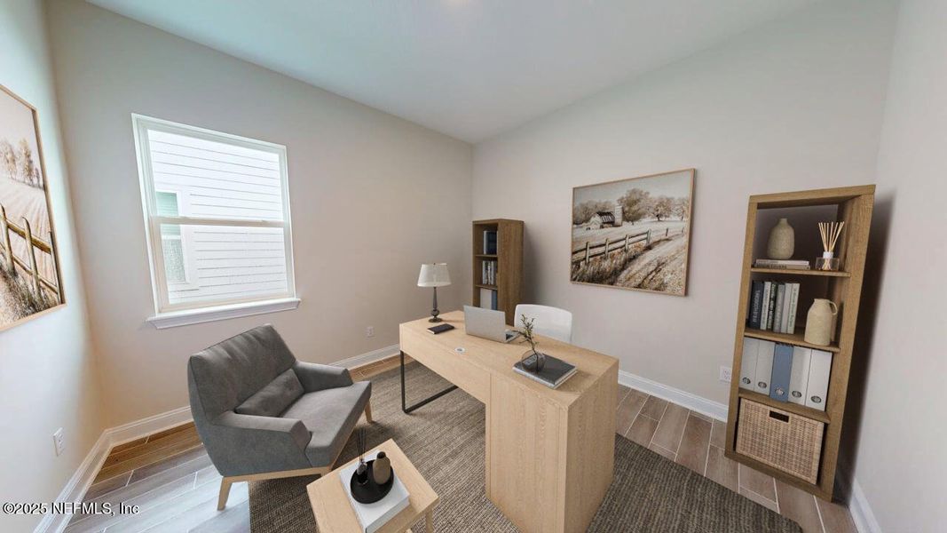 Furnished interior view inside a new home in RiverTown - Ravines, St. Johns (Image 8).